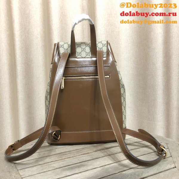 Designer Gucci Replica Horsebit 1955 backpack Beige 620849 Bag