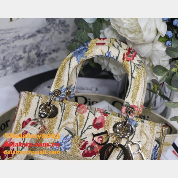 High Quality lady dior 24cm Christian bag replica sale online