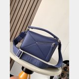 Inspired Loewe Small Puzzle Bag In Satin Calfskin 24CM With Strap