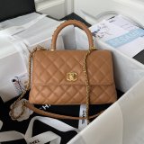 Wholesale Matelasse Top Handle A92990 Designer Bag Caviar 23cm