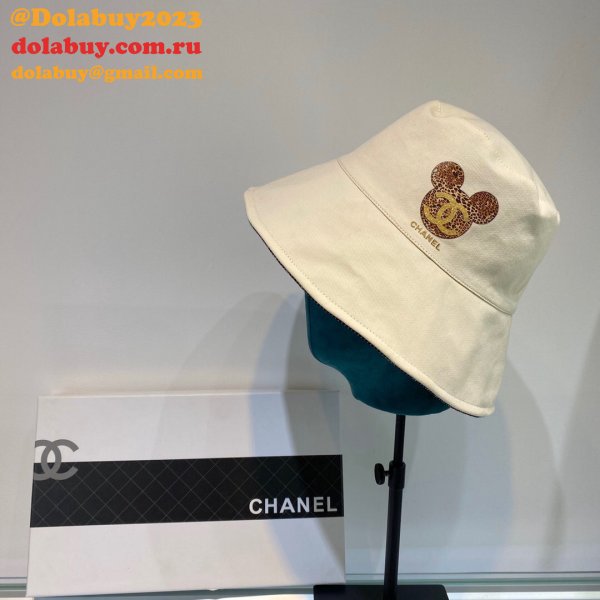 Wholesale CC new double-sided wearable Mickey fisherman hat