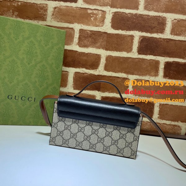 Gucci Replica 7 Star 652683 Padlock mini bag GG Supreme Cheap