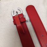 Top Quality Replica CC Double C Belt Red Width 3.0cm 1135