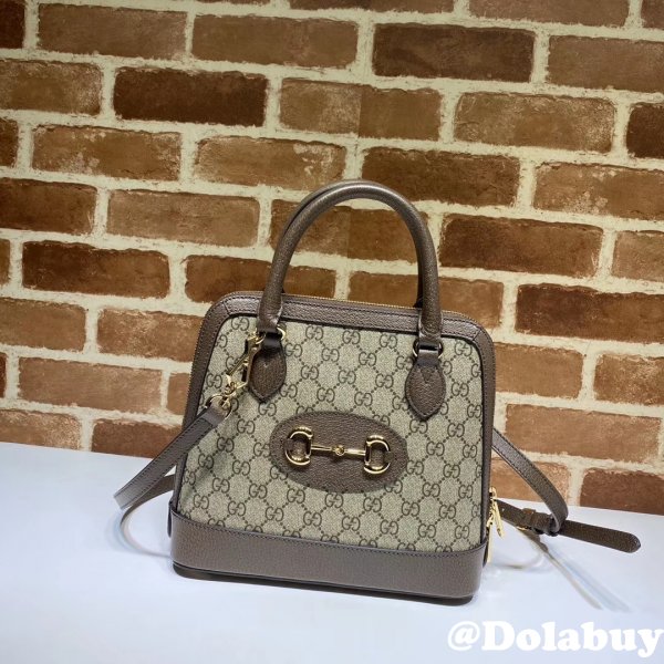 Designer Gucci Replica 1955 Horsebit small top handle 621220 bag