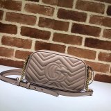 Luxury Gucci Fake 447632 Gg Marmont Crossbody Bags for Women