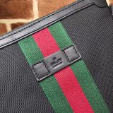 Top Quality Gucci Web GG Supreme Flat Messenger Replica 471454 Bag