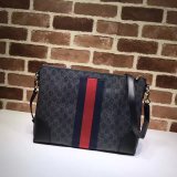 7 Star Gucci Fake 474139 GG Supreme Wide Messenger