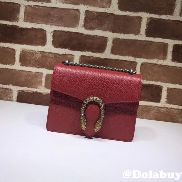 7 Star Gucci Replica Dionysus leather mini 421970 bag