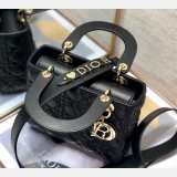 Luxury Christian Dior Lady Dior AAA+ 20CM Fake Bags