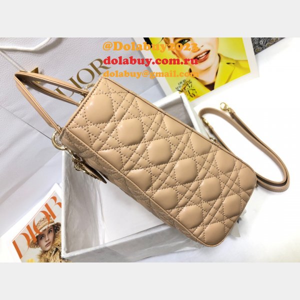 Inspired Duplicate dior lady lambskin 32CM HANDBAG