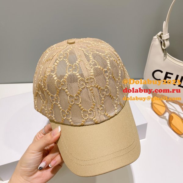 Top Quality Christian Dior Colorblock sun shading Hats