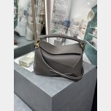 Fake Luxury Small Puzzle Bag In Soft Grained Calfskin 24CM