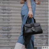 High Quality Black 99125066 Brillant RodéoCalf Delvaux Replica Bag