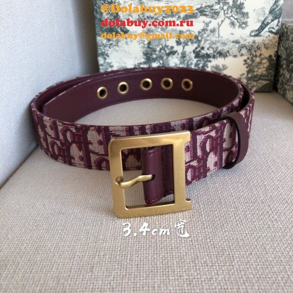 Christian Dior Replica Belts 3.4cm Accessories Belts