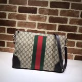 7 Star Gucci Fake 474139 GG Supreme Wide Messenger