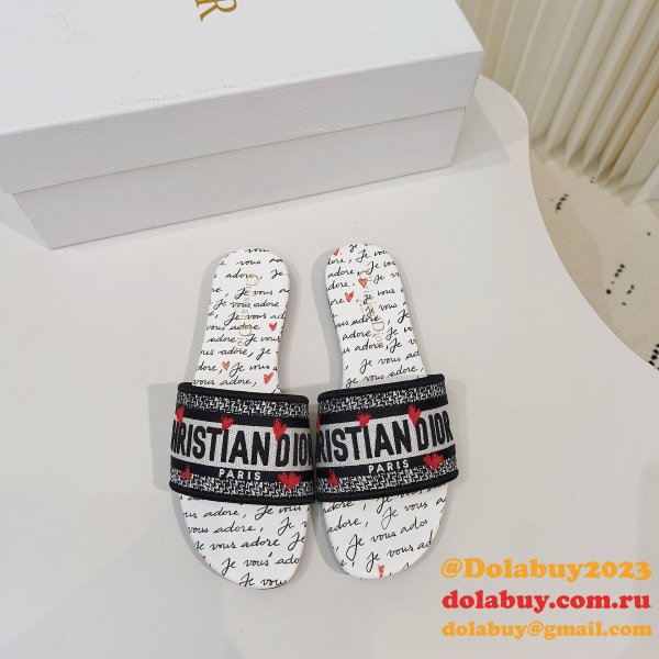 7 Star dior Dway Slide DUPLICATE slipper