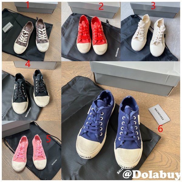 Best Quality Replica Balenciaga Paris Canvas Shoes