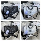 Best Replica Lambskin Gold-Tone AS1160 White/Black 19 Handbags Online Sale