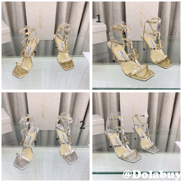 Replica Jimmy Choo Women's Sandals Heel: 8.5 cm Shoes