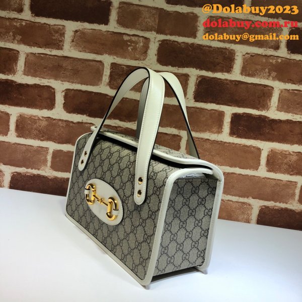 High Quality Replica Gucci 627323 Horsebit 1955 Small Top Handle Bag