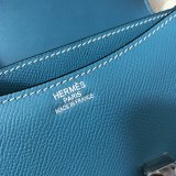 Hermes Constance Bag 18cm Epsom Leather Blue