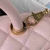 Luxury CC coco handle bag 92991 caviar leather 29cm