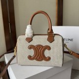 Luxury Celine 197582 Triomphe Small Boston Bag