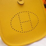 Hermes Evelyne Yellow Messenger Medium Bag replica