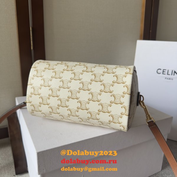 Luxury Celine 197582 Triomphe Small Boston Bag