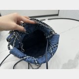 Top Quality CHANEL 22 denim bag AS3260