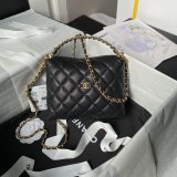 Duplicate Shop Knockoff AP4066 Black/White Shoulder Bags