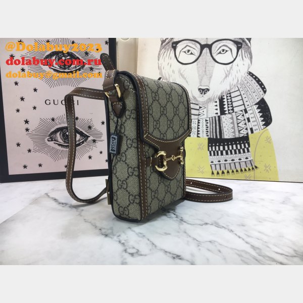 Replica Gucci Brown Gucci Horsebit 1955 mini 625615 bag