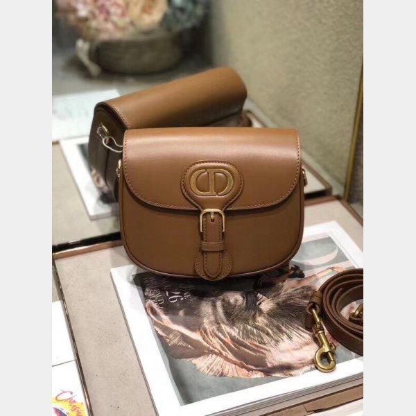 Best 2020 Christian dior bobby CD logo Obligue Brown bag