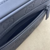 GG Crossbody Knockoff Gucci Rubber-effect 771293 Black Bag