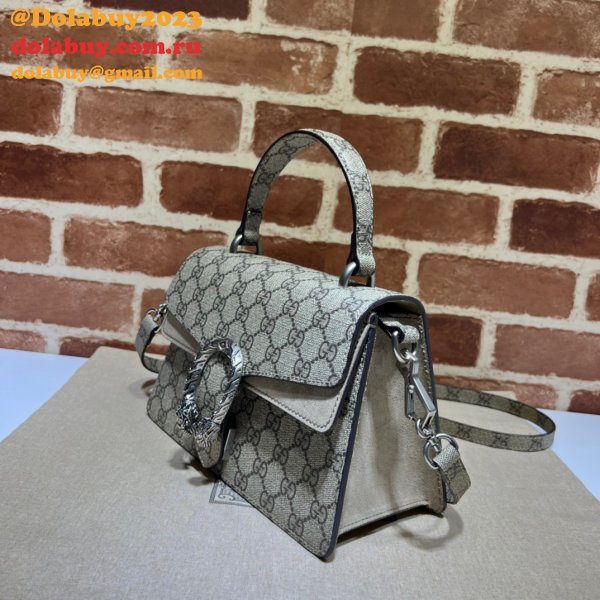 Perfect Gucci 739496 Luxury Dionysus top handle Fake bag