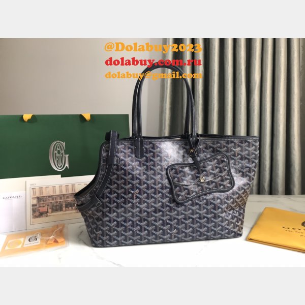 Designer Goyard Chien Gris & Pocket Pet bag