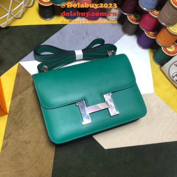 Hermes Constance Bag 23cm Epsom Leather Green