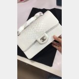 Luxury CC flap snake skin Top Quality classical handbag 25.5cm