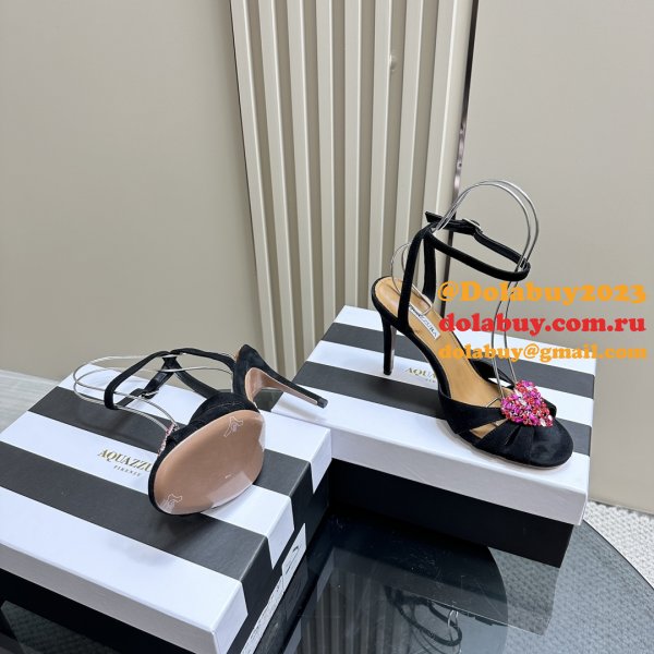 Wholesale Cheap Aquazzura Heels 8.5cm Sandals Perfect Shoes