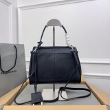 Designer Balenciaga Women's Rodeo Handbag in Black