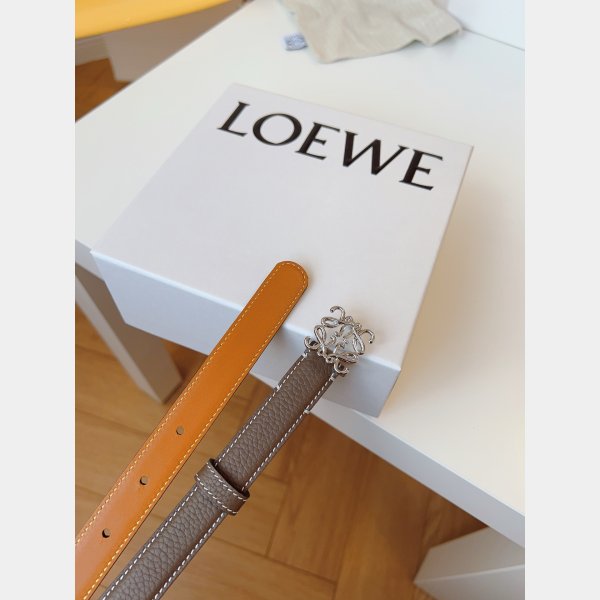 Luxury Inspired Loewe Anagram 2.0cm Width Replicas Belt