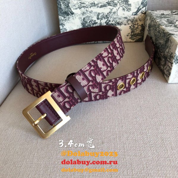 Christian Dior Replica Belts 3.4cm Accessories Belts