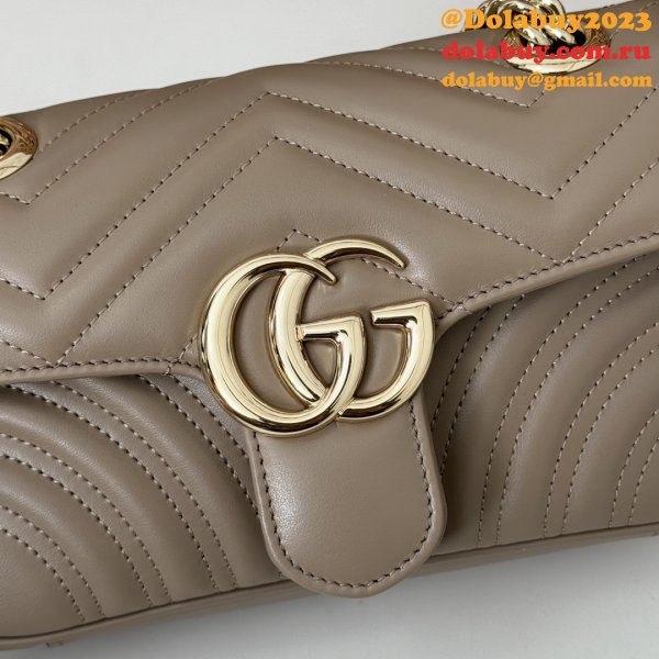 Crossbody GG Marmont Gucci 446744 Copy Matelassé Bag