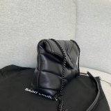 Top Quality best YSL LOULOU PUFFER HANDBAG 23cm