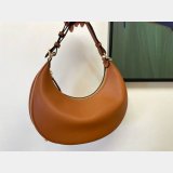 Best Fendi Fendigraphy leather shoulder hobo bag