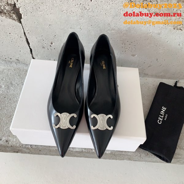 High Quality Luxury Celine high heel shoes