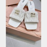 Perfect Luxury Replica Miu Miu high heel slippers Shoes