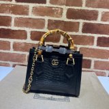 AAA Quality Replica Gucci Diana lizard 675800 bag