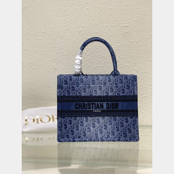 Luxury Dior Book Tote denim 2024 new bag