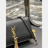 YSL Cheap Replica 452159 Kate Monogram Caviar Leather Shoulder Bag